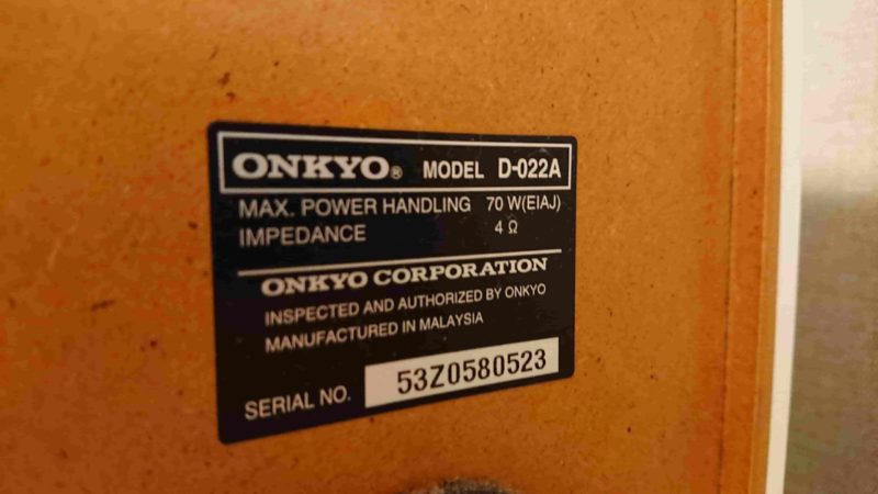 ONKYO D-022A