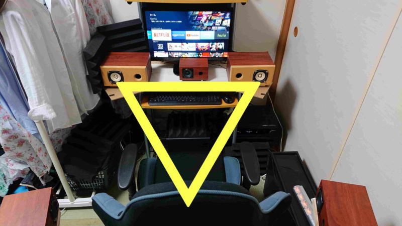 フロントスピーカー配置図